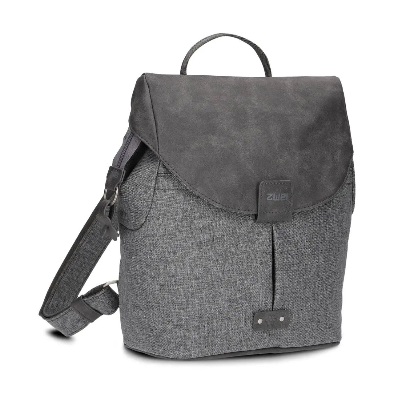 ZWEI Rucksack Olli OR8 grau schraeg