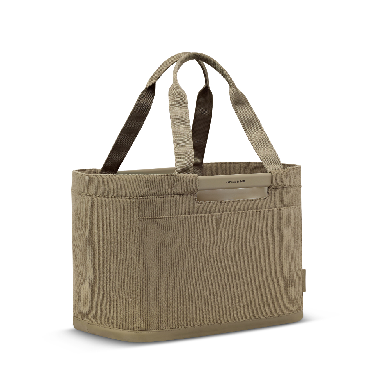Kapten & Son Shopper Vaasa cord dusty khaki