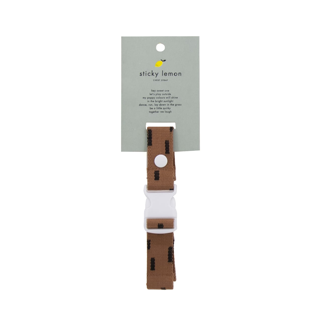 Sticky Lemon Haltegurt braun