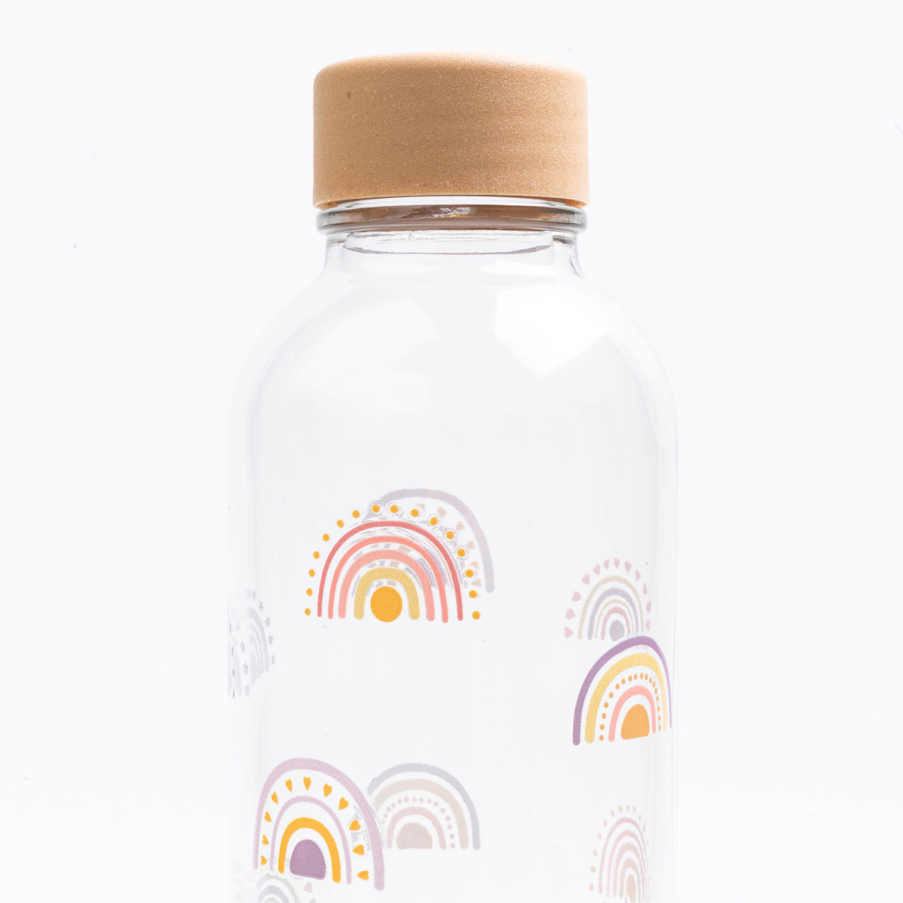 CARRY Flasche Boho Rainbow 0,7l closeup oben