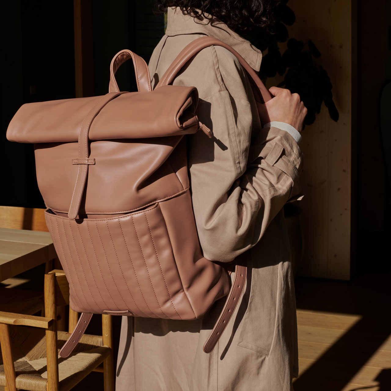 Monk & Anna Rucksack Herb nougat Model