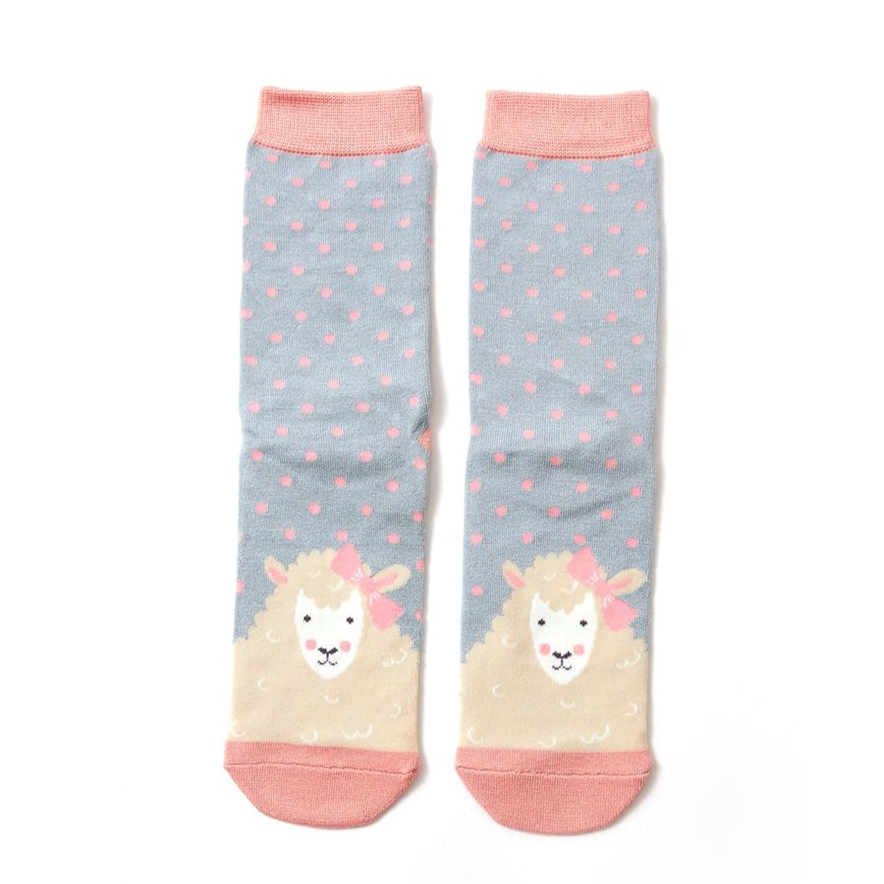 Miss Sparrow Socken Schafe hellblau