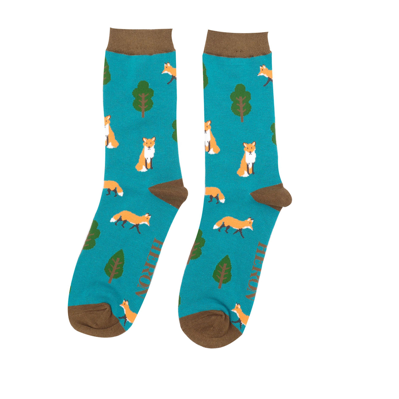 Mr. Heron Socken Fuchs im Wald
