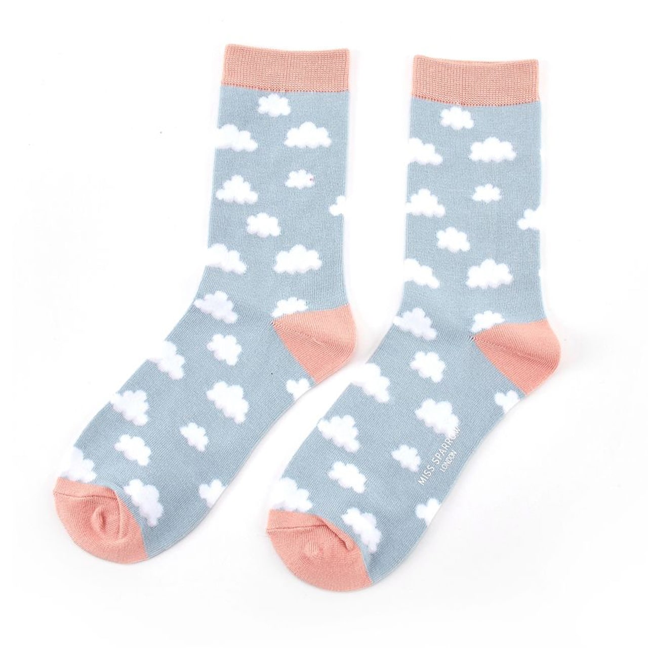 Miss Sparrow Socken Wolken