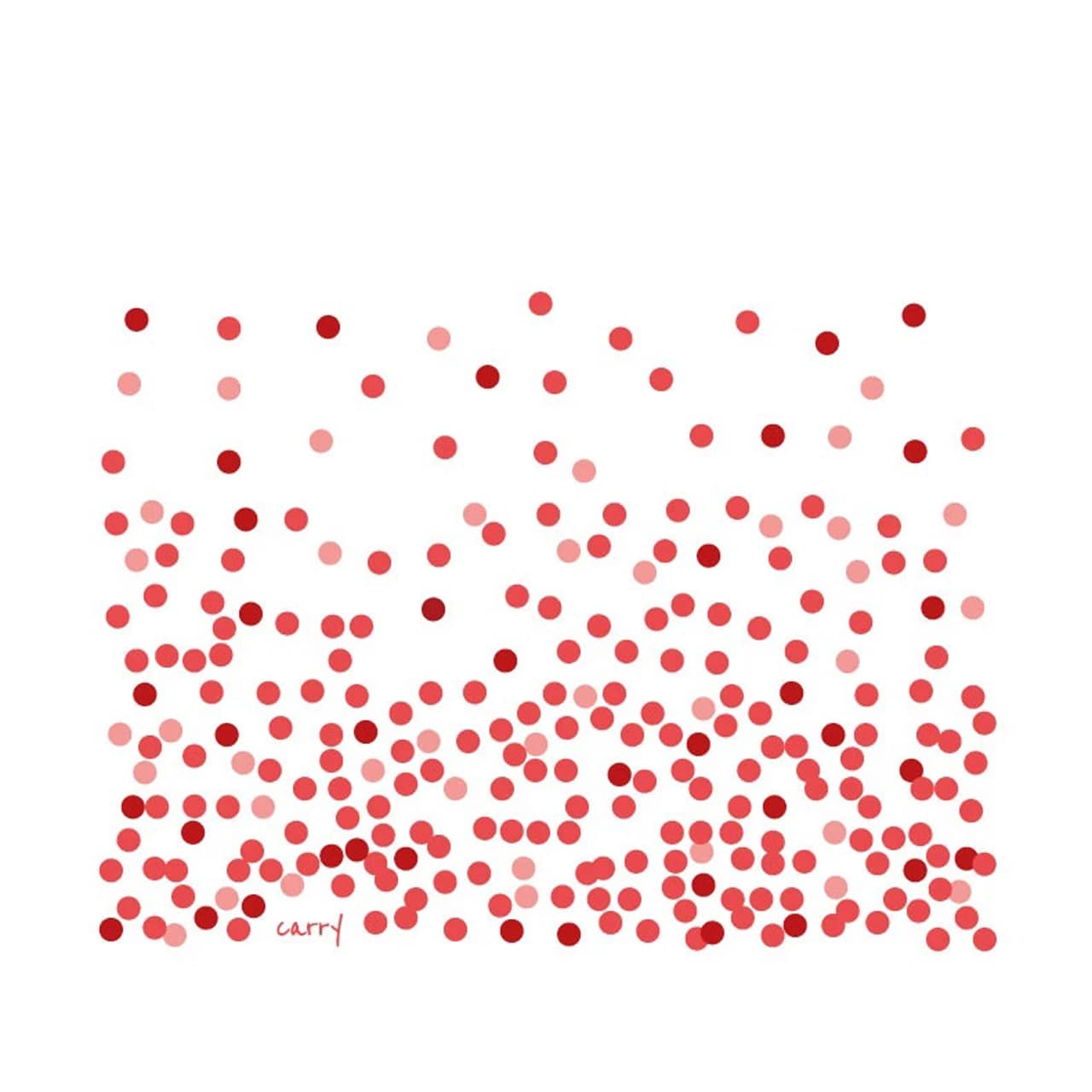 CARRY Flasche Pure Love 0,7l Motiv