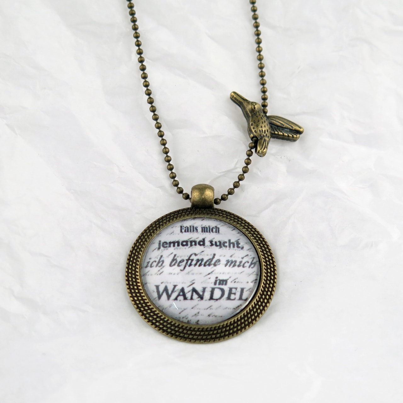 Medaillon-Halskette Wandel