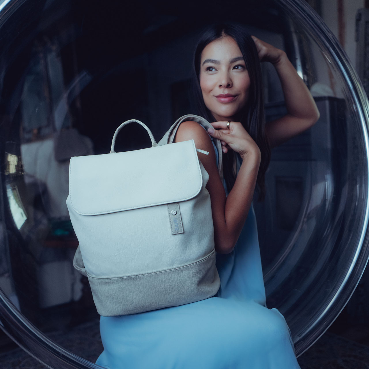 ZWEI Rucksack Jana JR13 nubuk linen Model