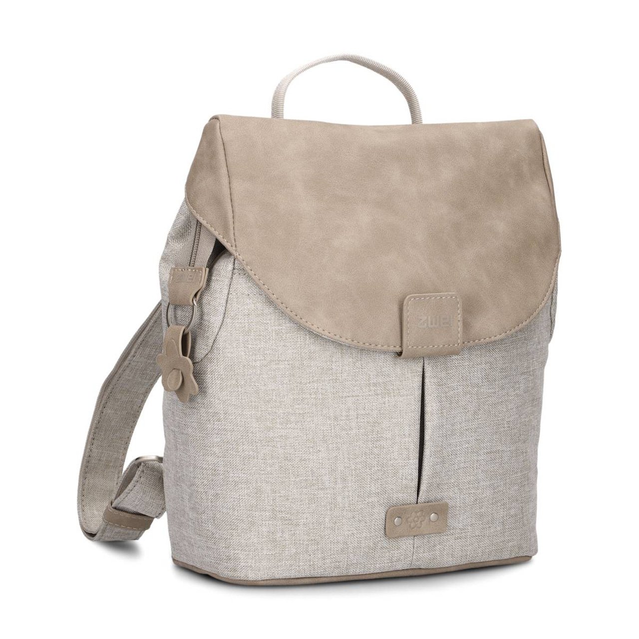 ZWEI Rucksack Olli OR8 sand schraeg