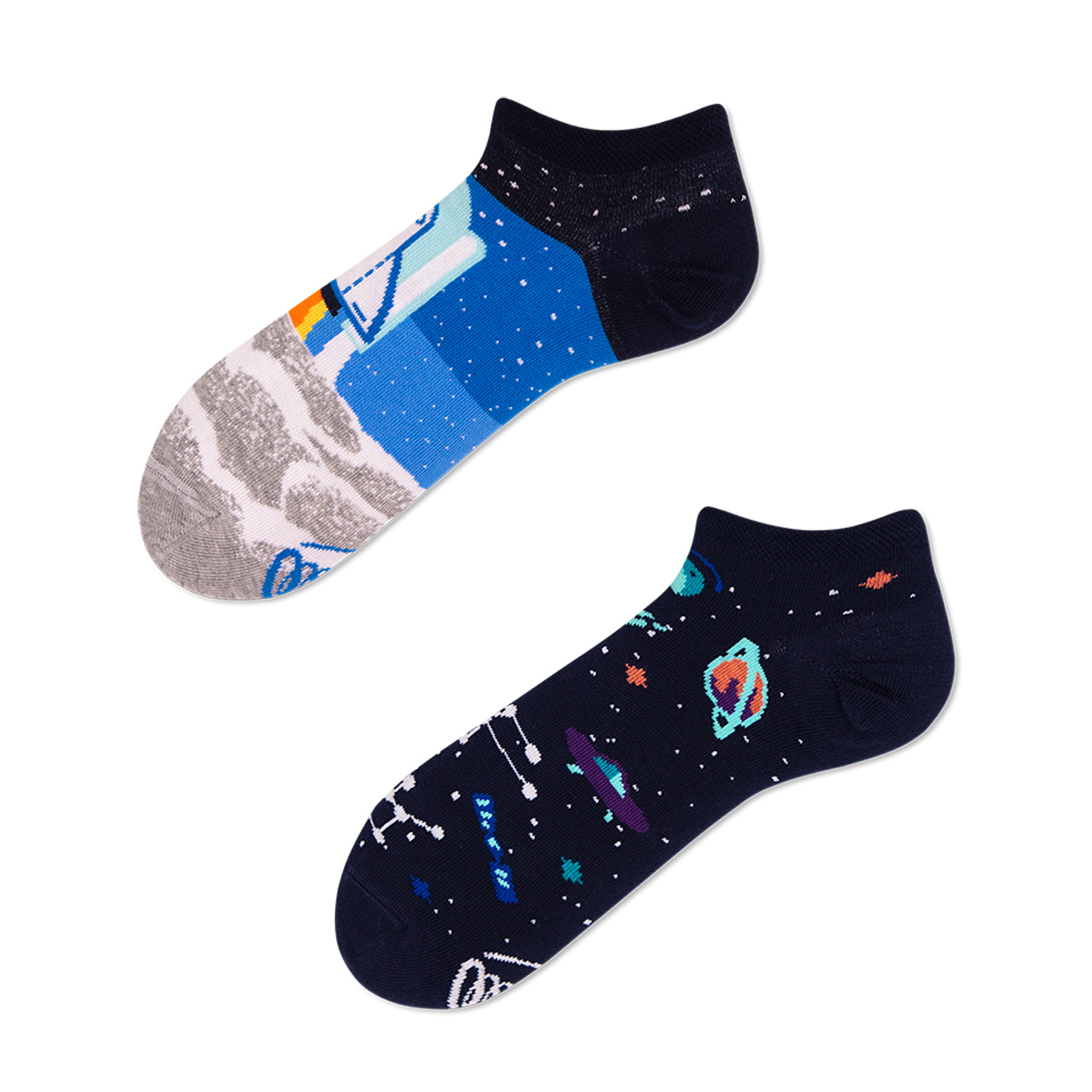 Many Mornings Socken Space Trip low