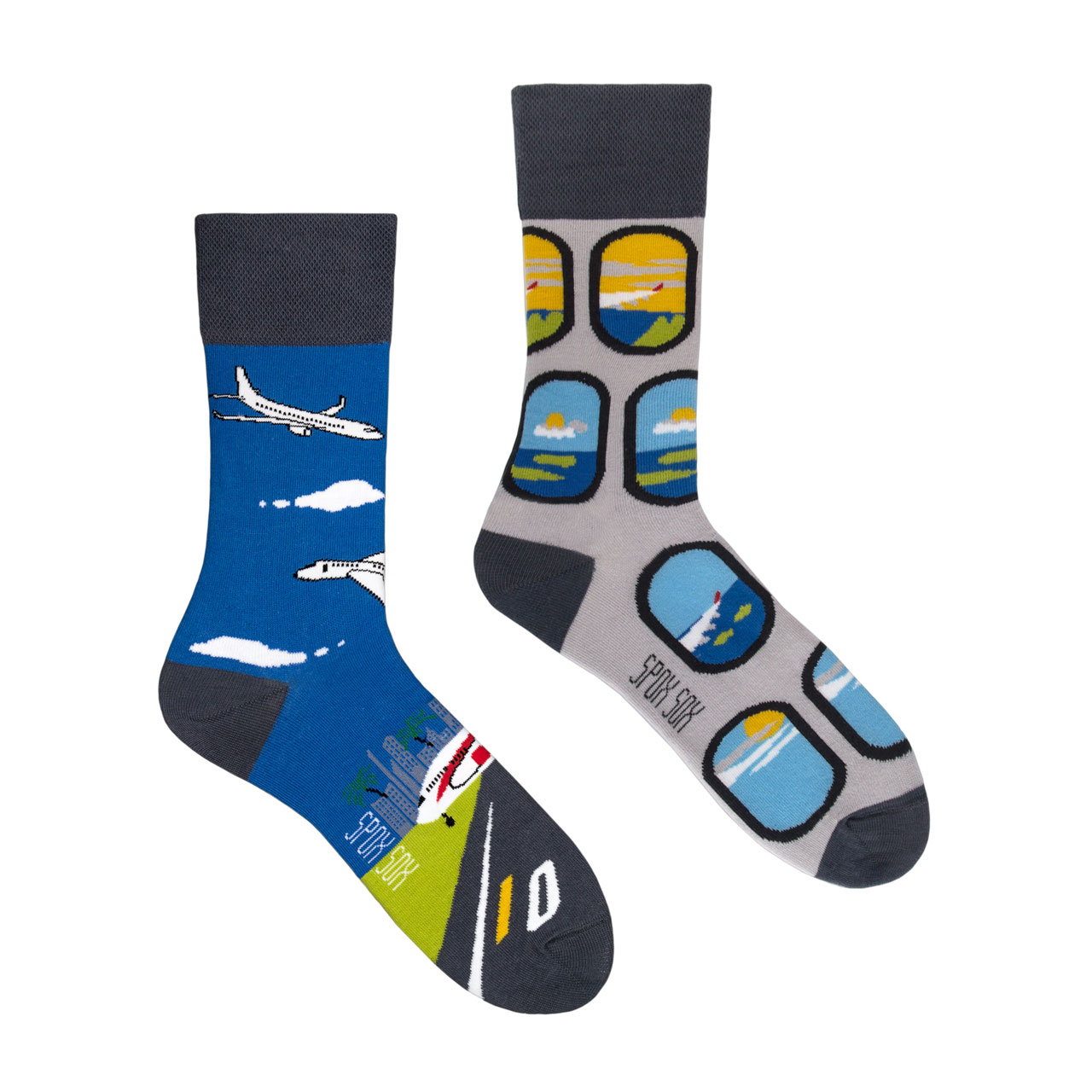Spox Sox Socken Flugzeuge