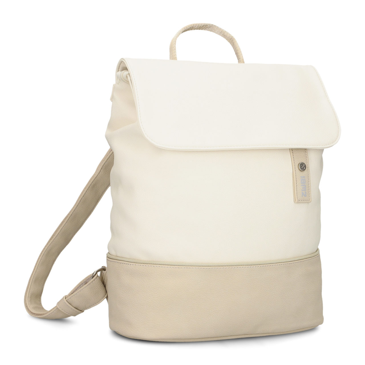 ZWEI Rucksack Jana JR13 nubuk linen schraeg