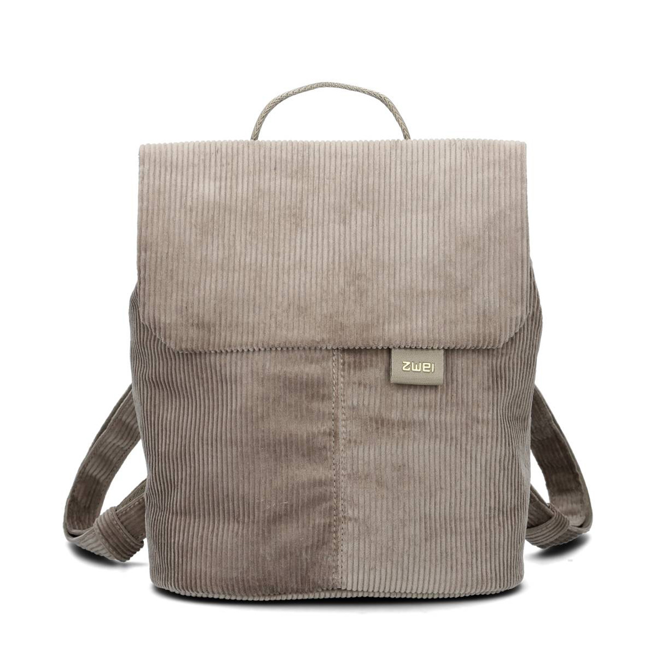 ZWEI Rucksack Mademoiselle MR8 cord mocca front