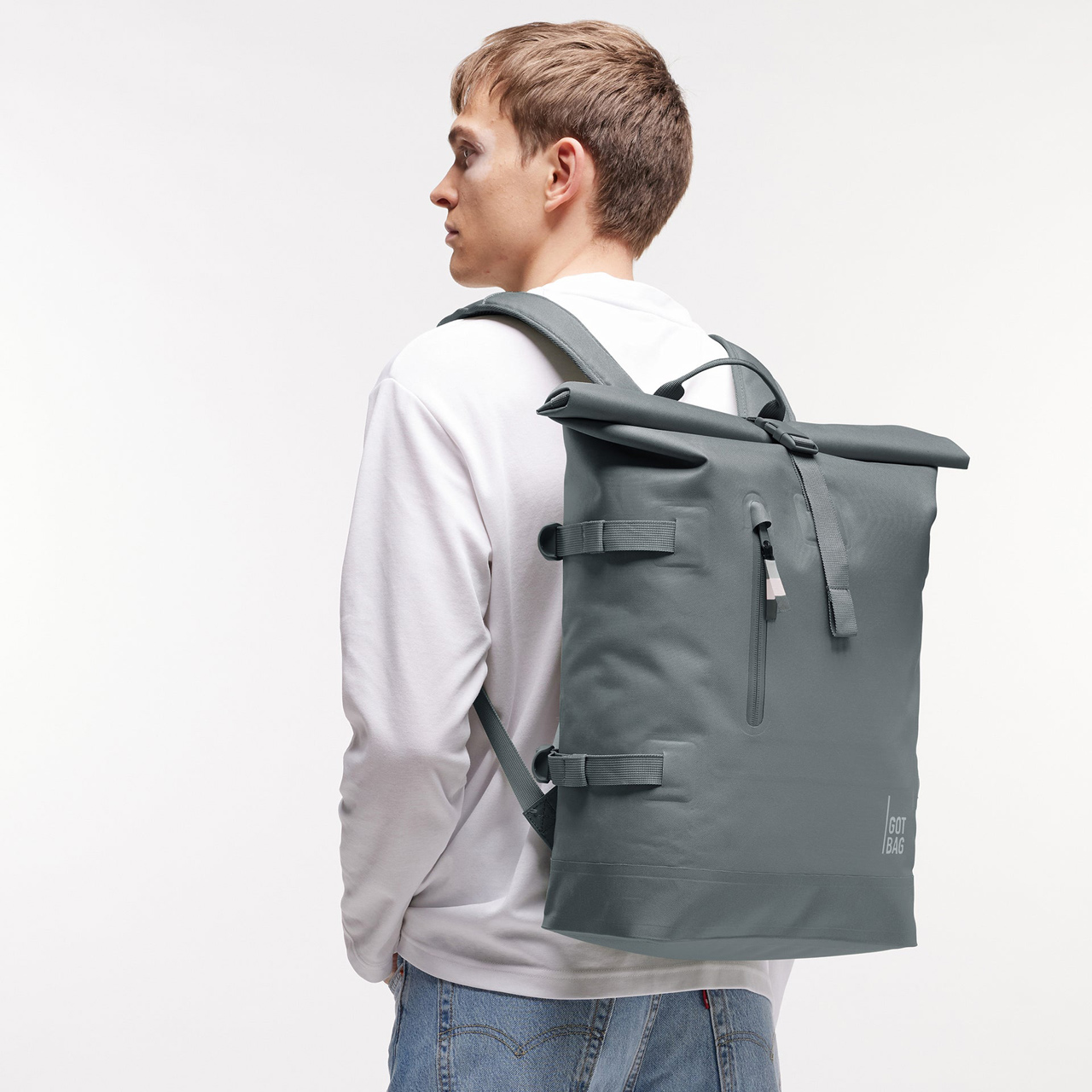 GOT BAG Rolltop 2.0 basalt mono Model 1