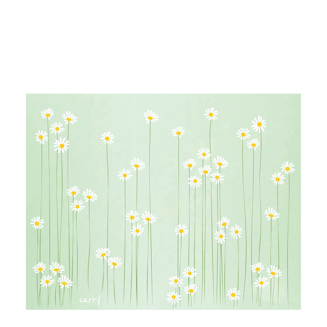 CARRY Flasche Daisy 0,7l Motiv