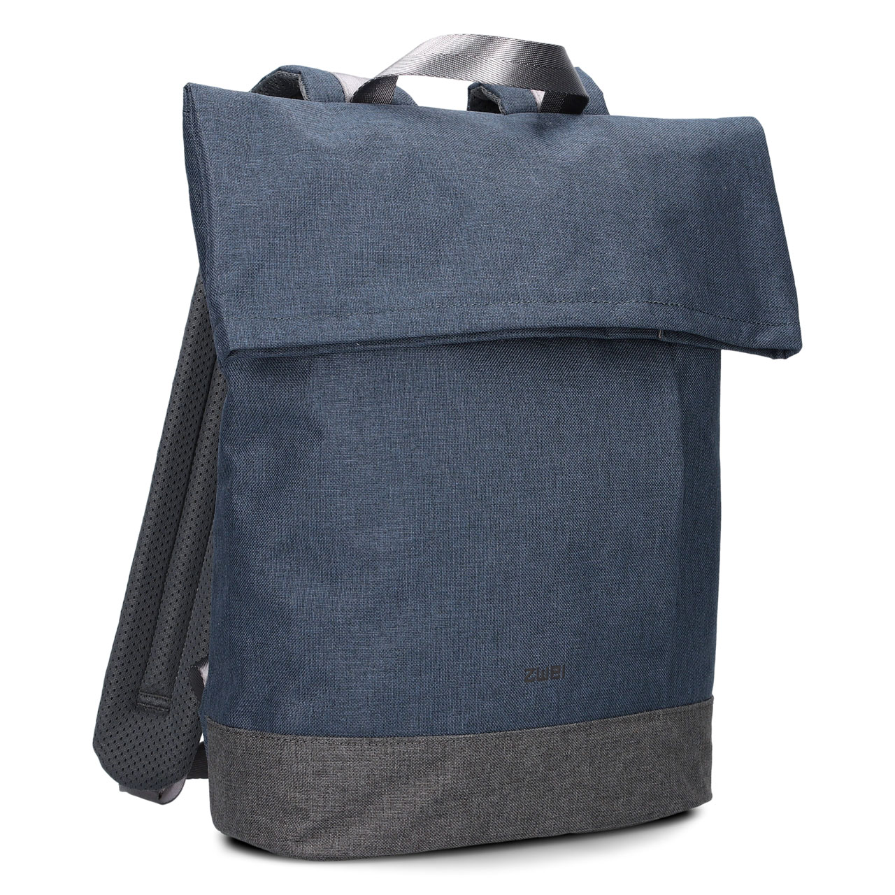 ZWEI Rucksack Benno BE200 blau schraeg