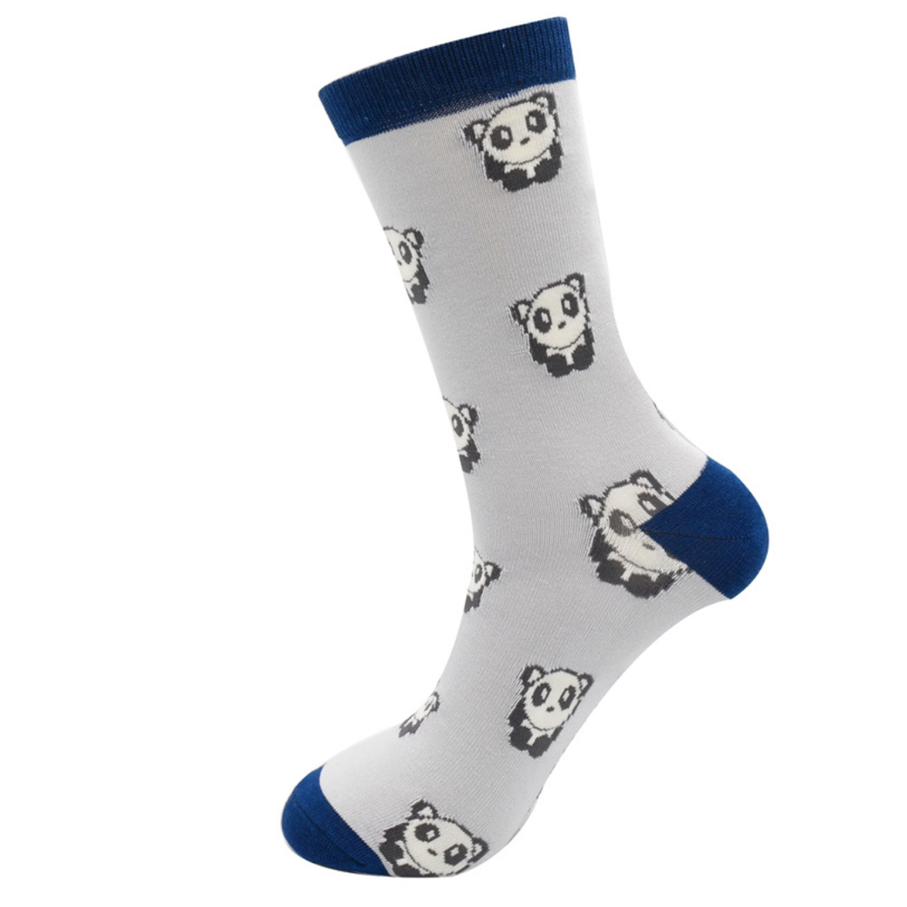 Mr. Heron Socken Pandas grau Model