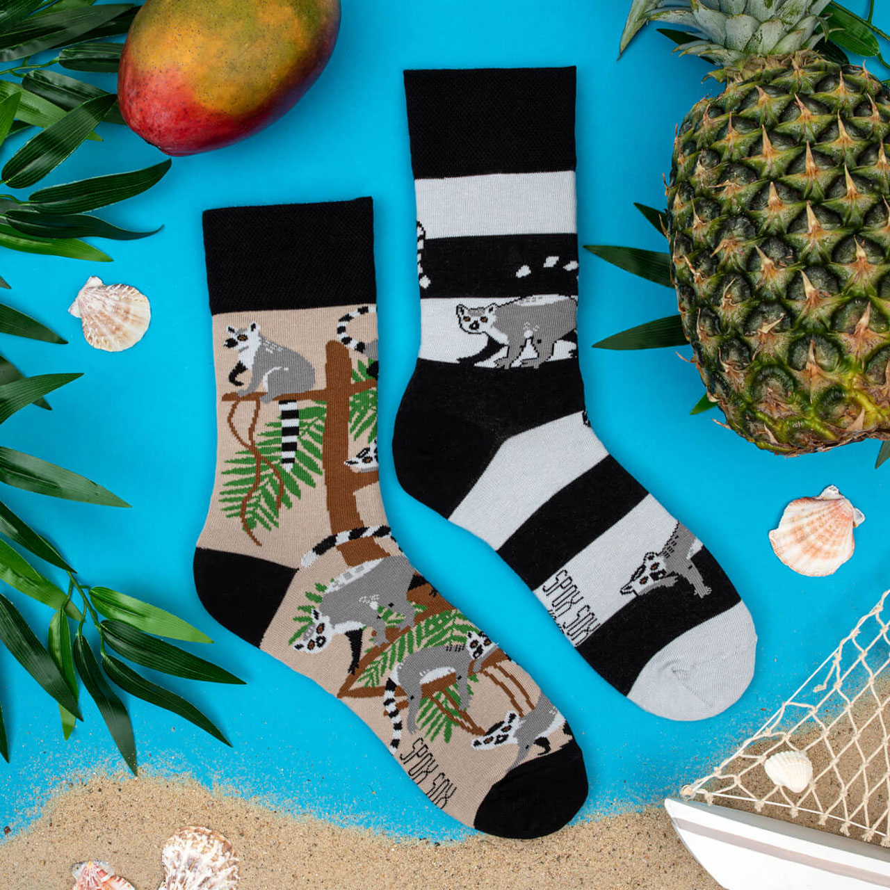 Spox Sox Socken Lemuren Deko