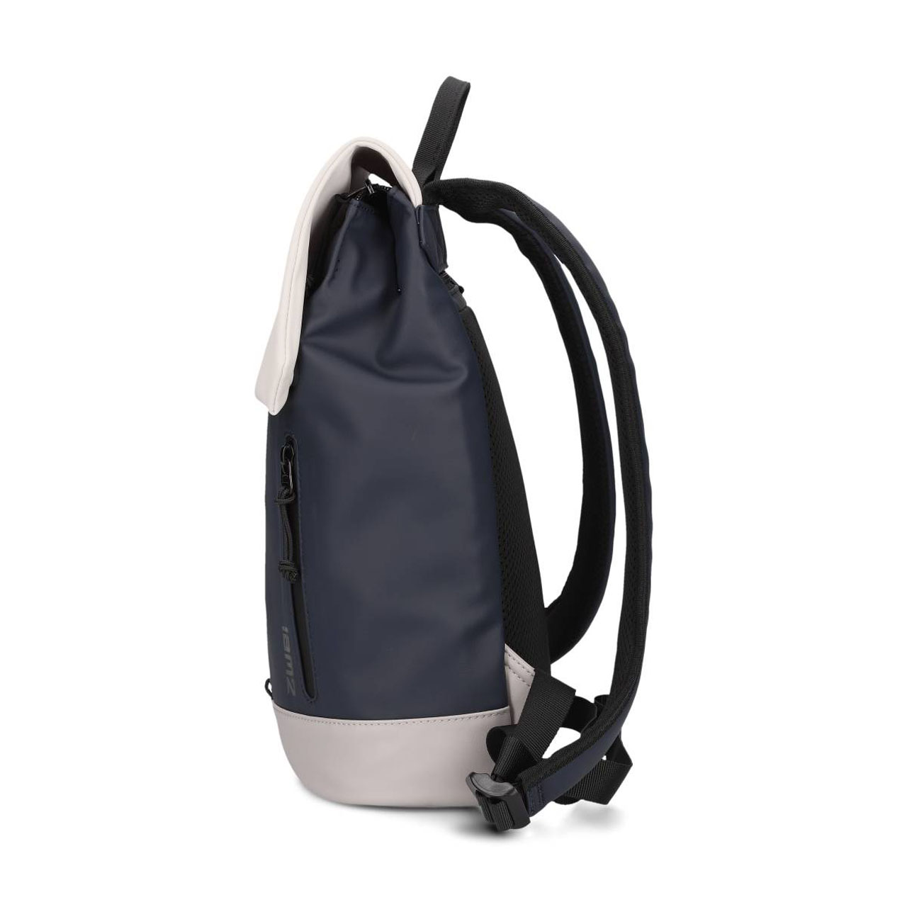 ZWEI Rucksack Cargo CAR130 weiss-blau Seite rechts