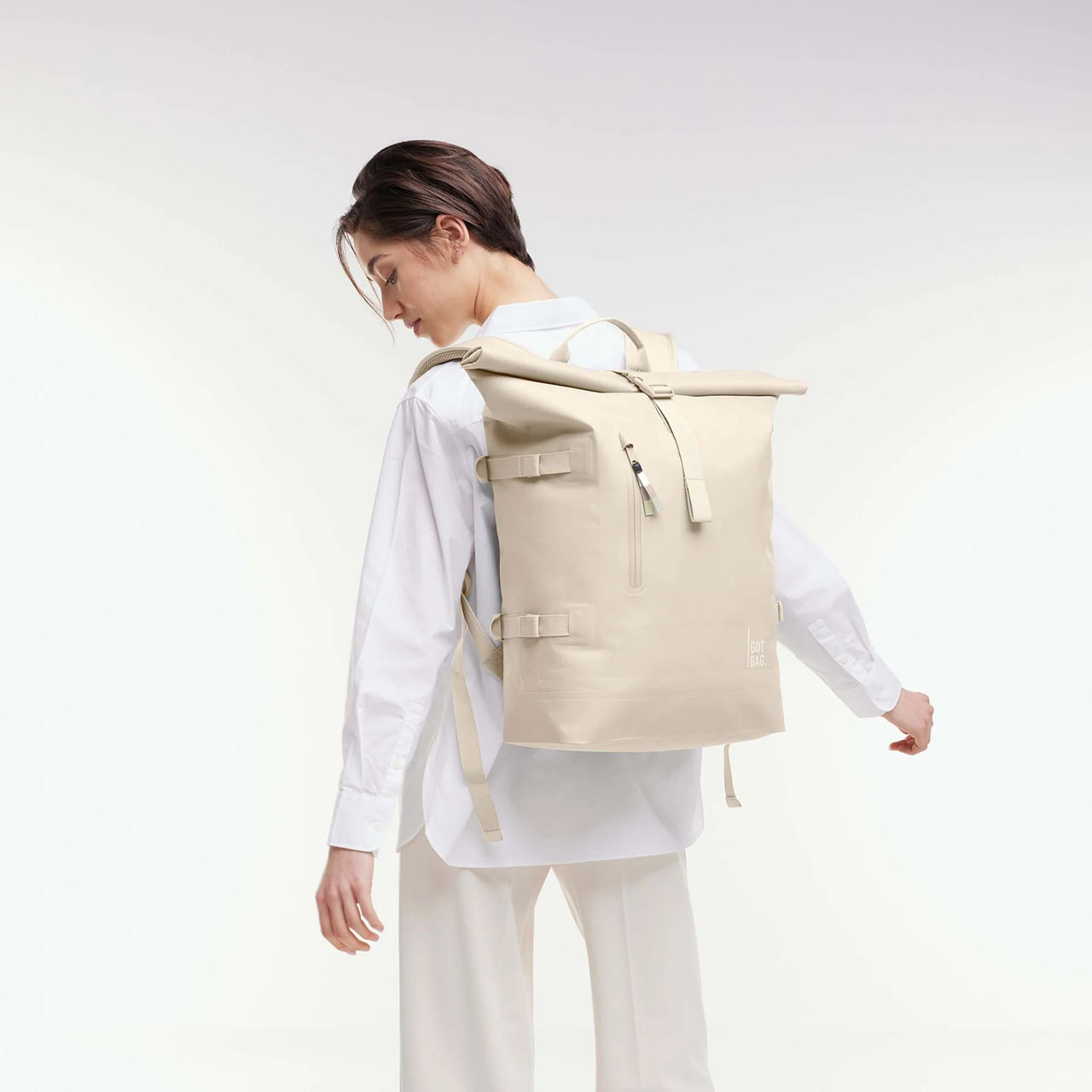 GOT BAG Rolltop 2.0 salt mono Model 2