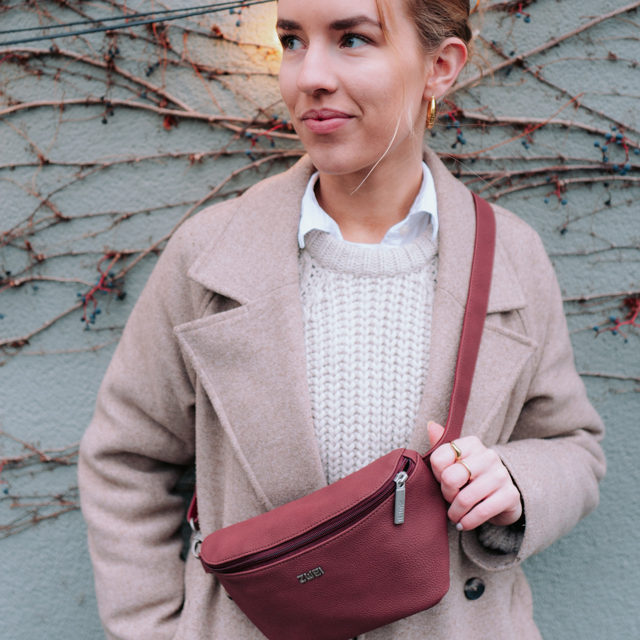 ZWEI Tasche Mademoiselle MH4 rubin Model
