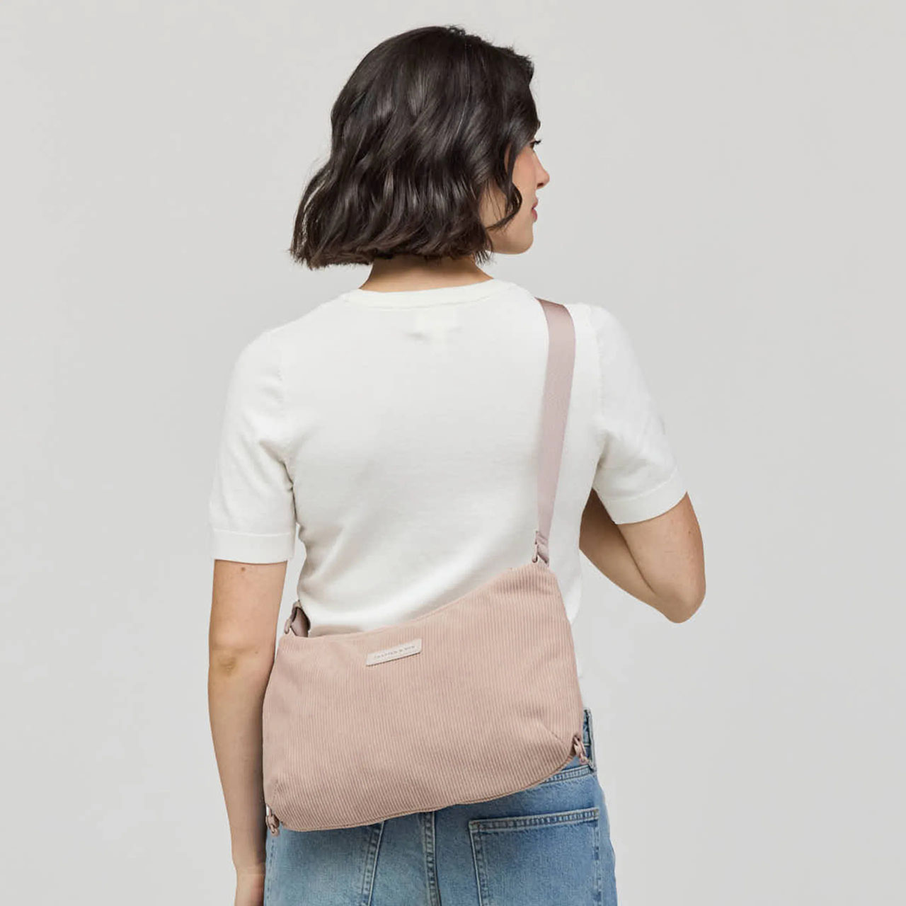 Kapten & Son Handtasche Skara small cord rose clay