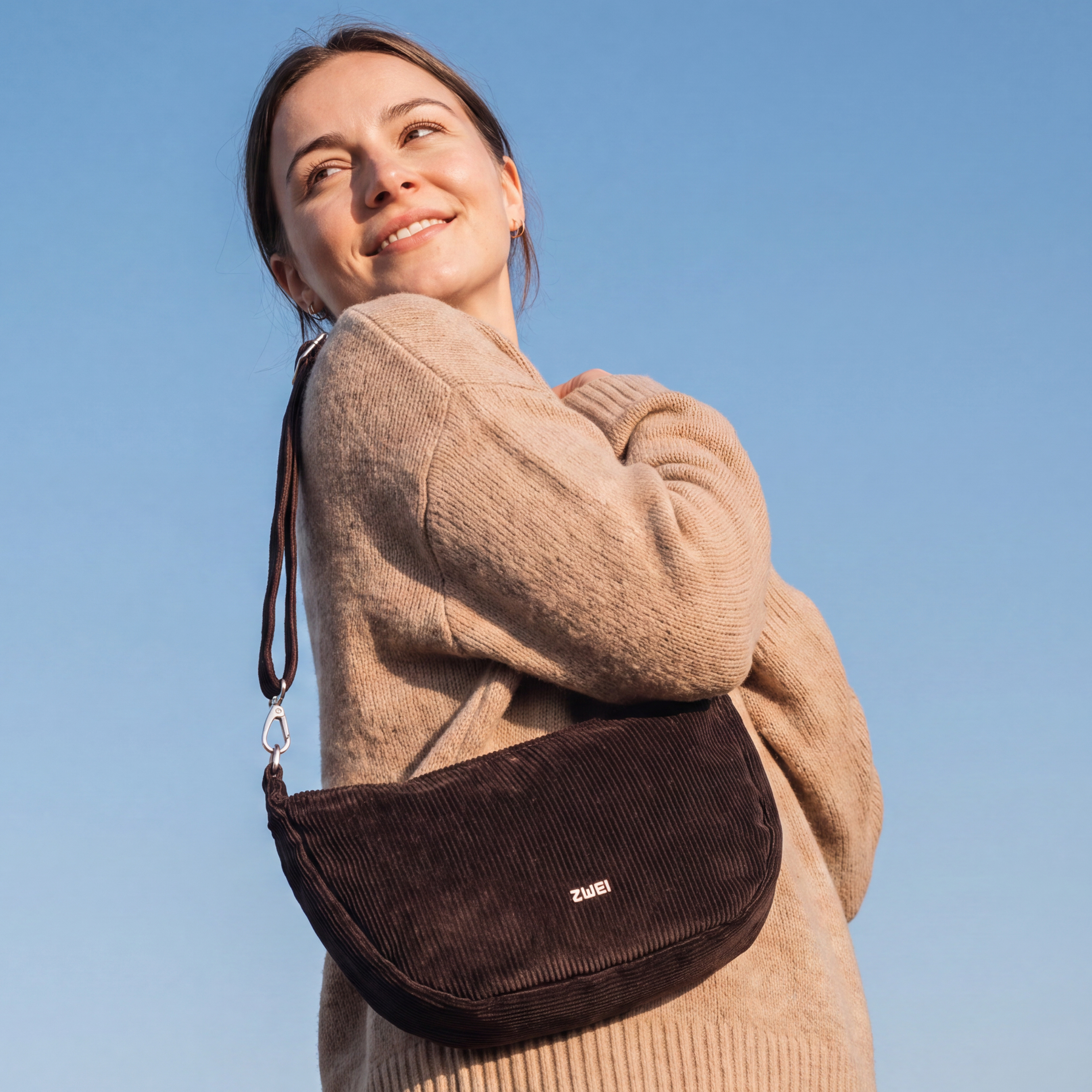 ZWEI Tasche Mademoiselle M70 cord espresso