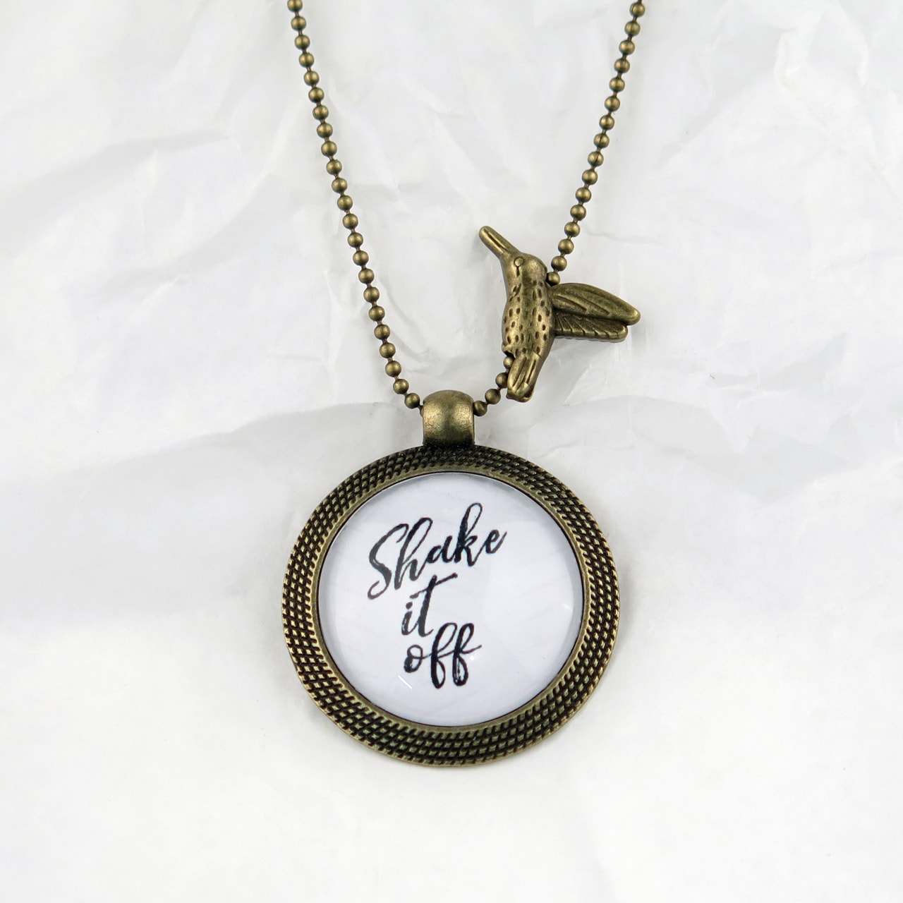 Medaillon-Halskette Shake it off