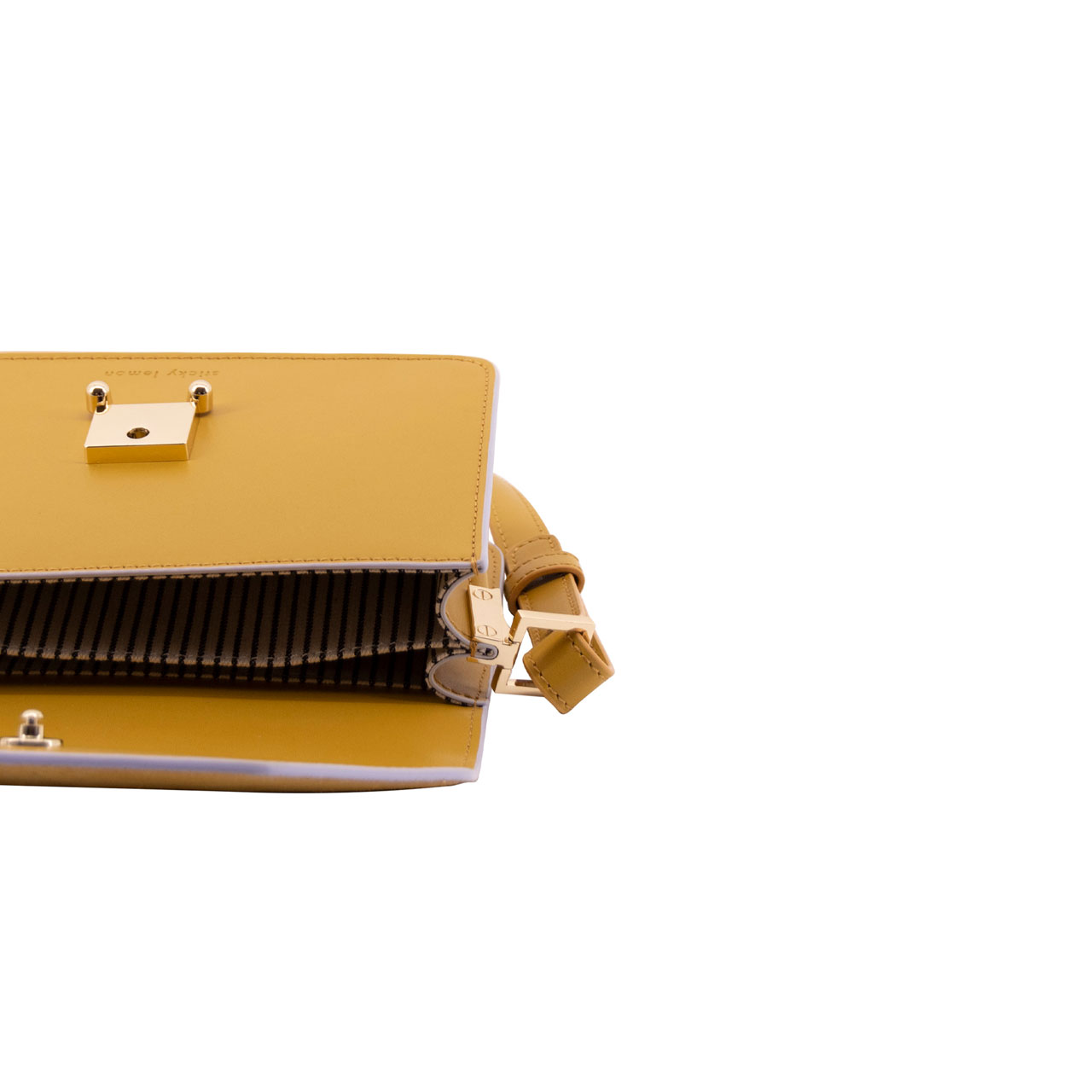 Sticky Lemon Handtasche honey gold offen