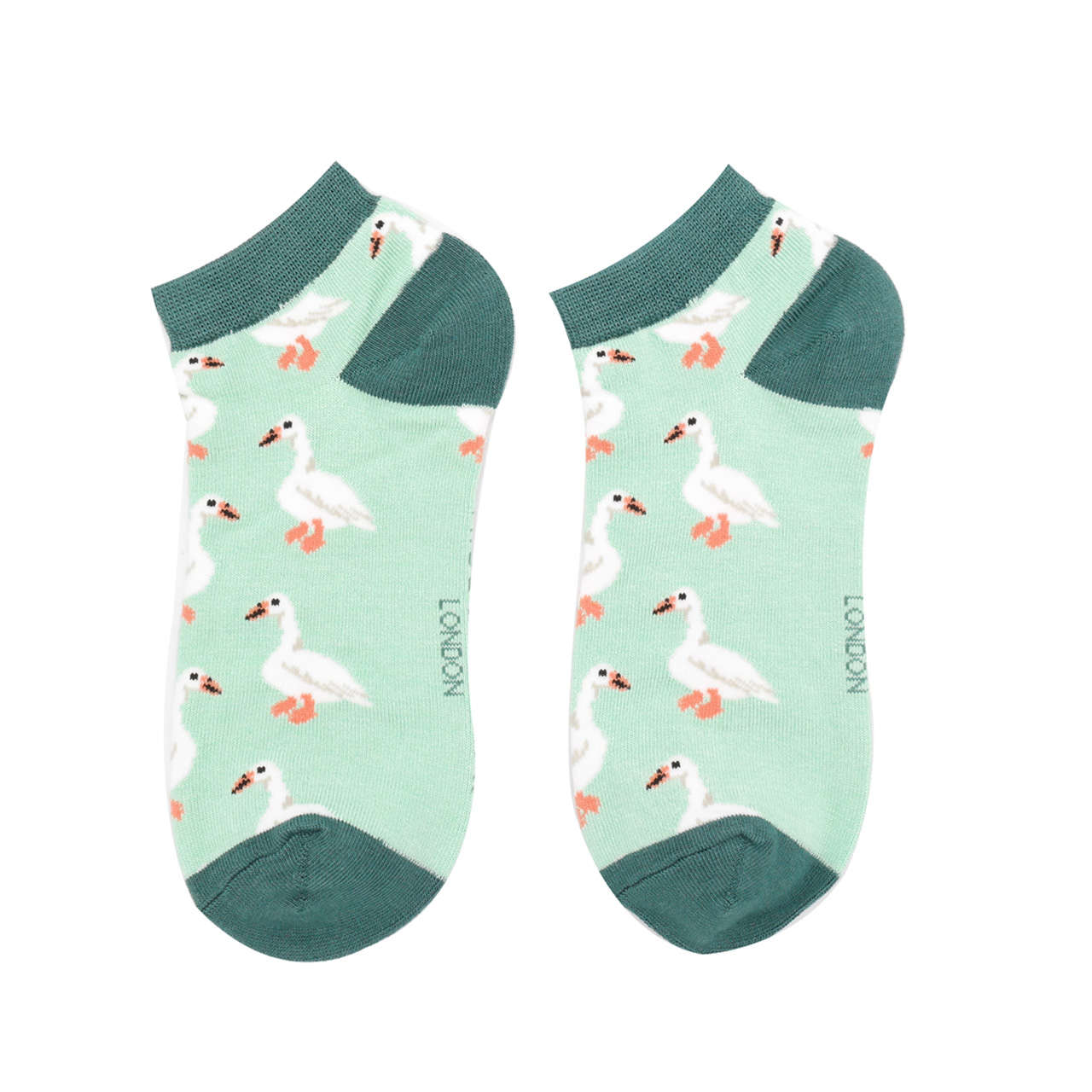 Miss Sparrow Socken low Enten mint