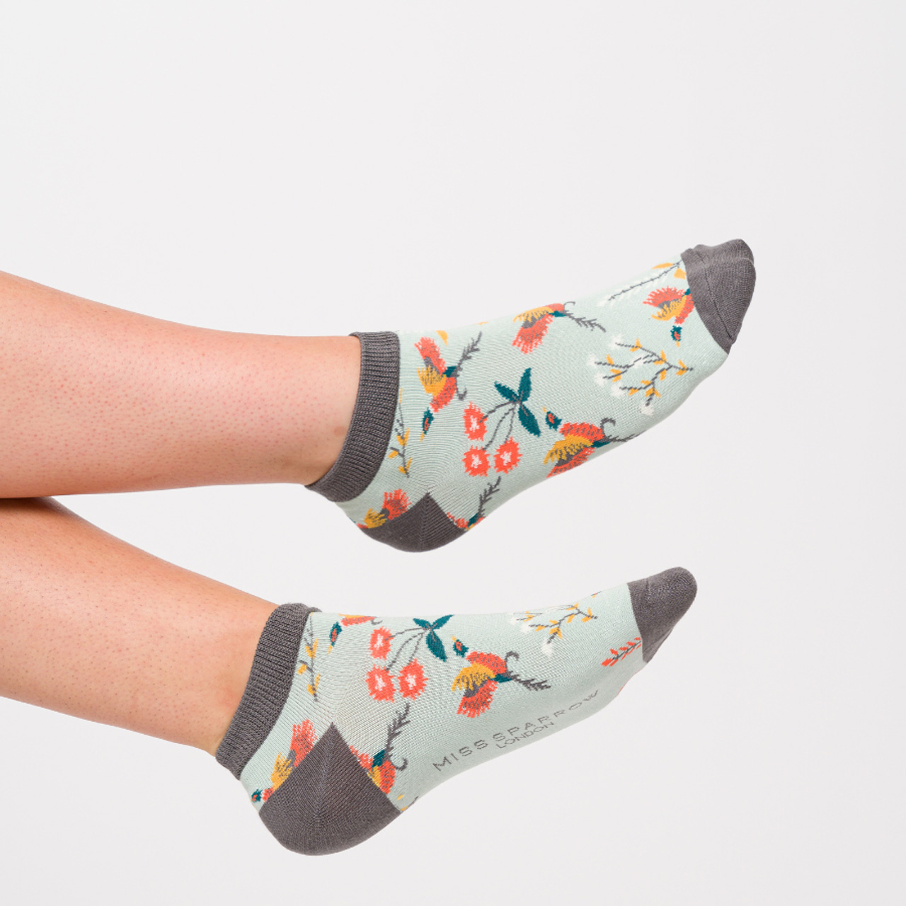 Miss Sparrow Socken low Fasane mint Model