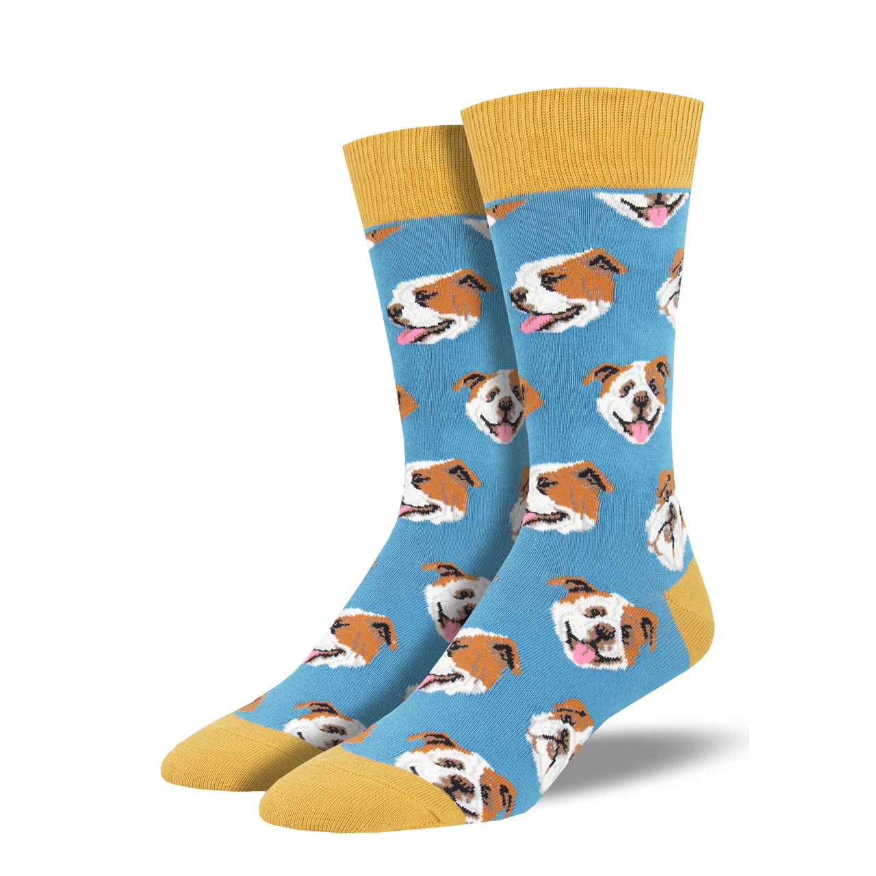 Socksmith Socken Bulldogge hellblau