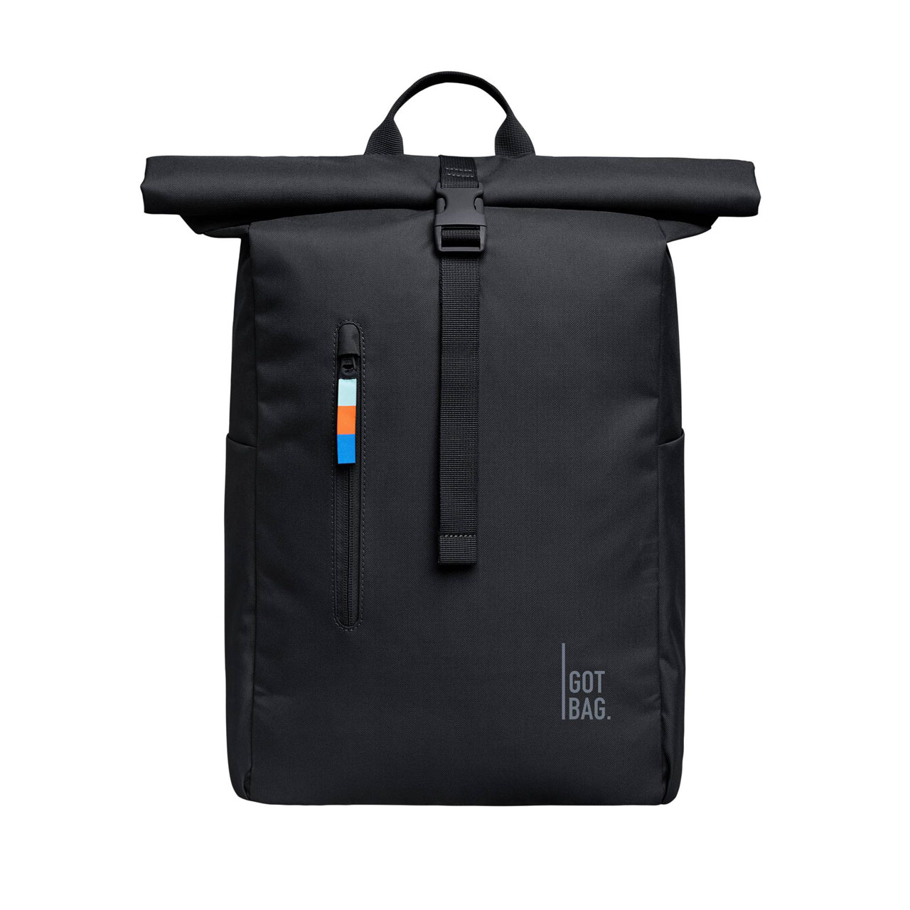 GOT BAG Rolltop easy black front