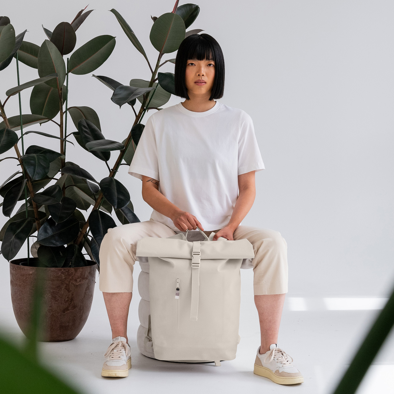 GOT BAG Rolltop lite soft shell mono Model