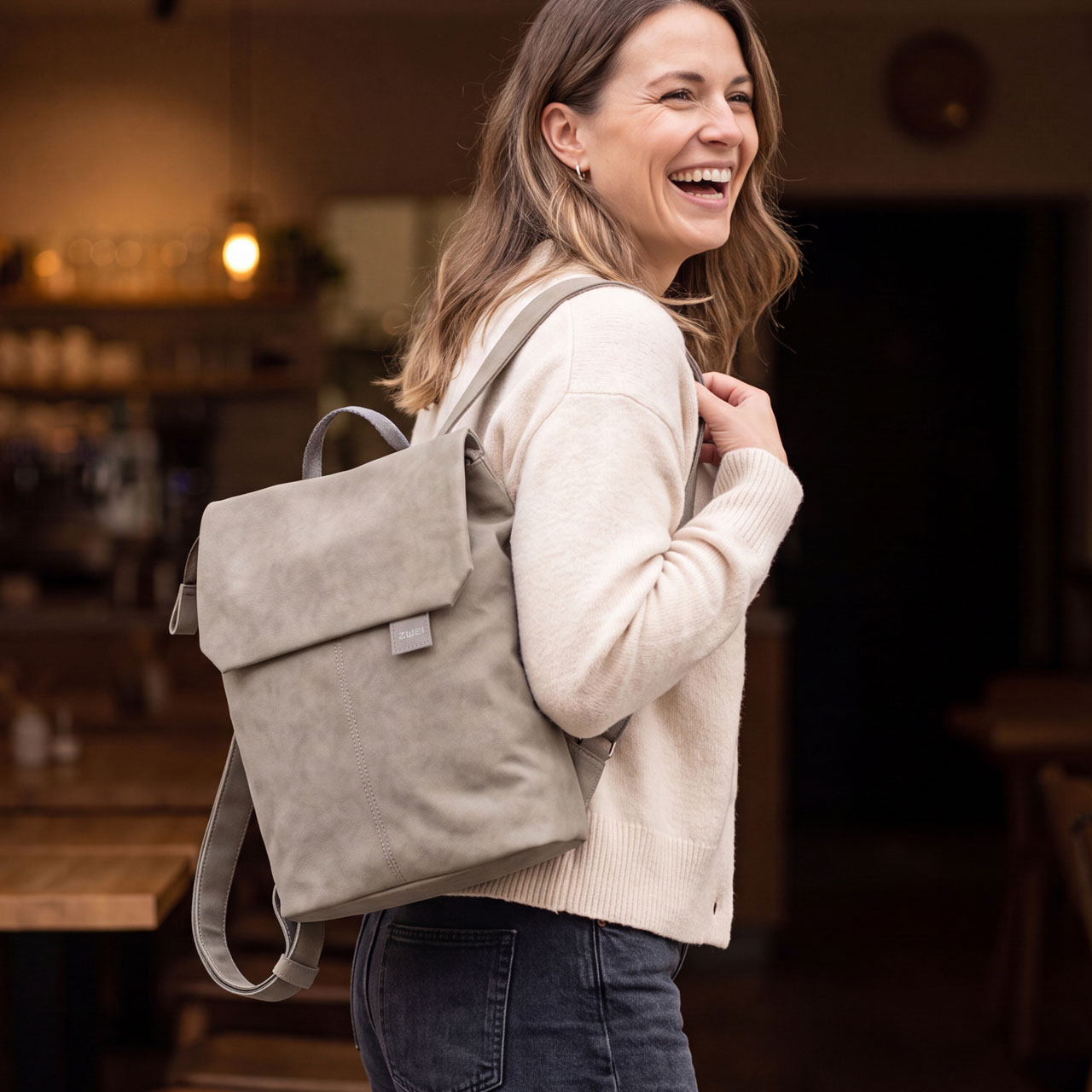 ZWEI Rucksack Mademoiselle MR13 nubuk mud