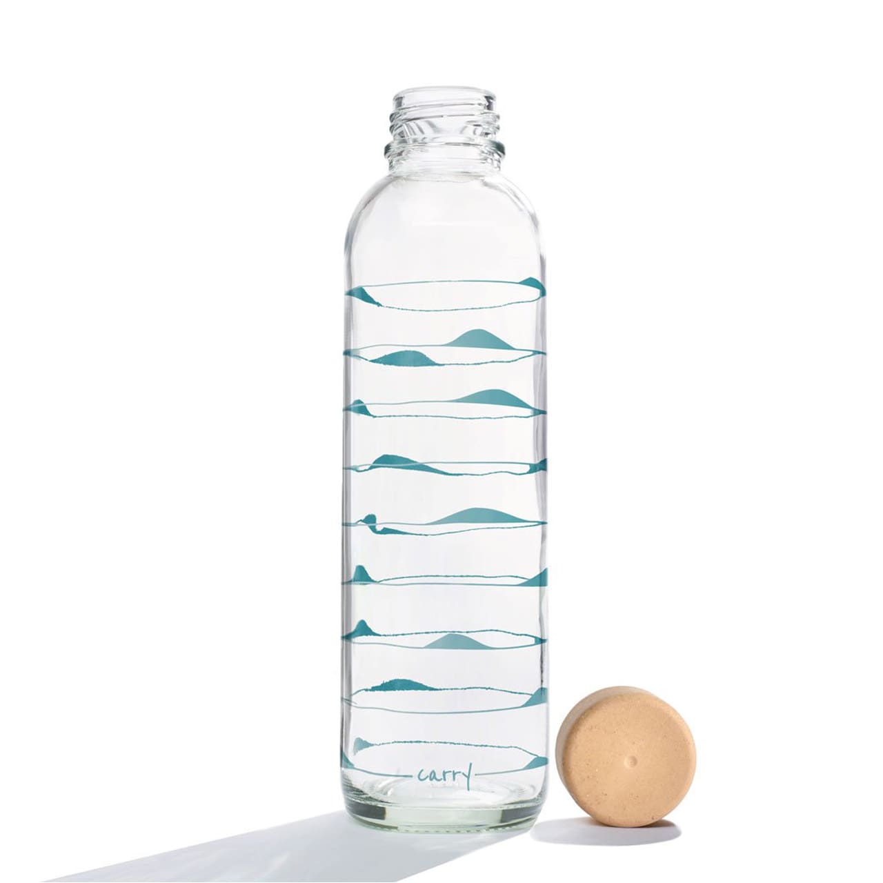 CARRY Flasche Ocean Waves 0,7l ohne Deckel
