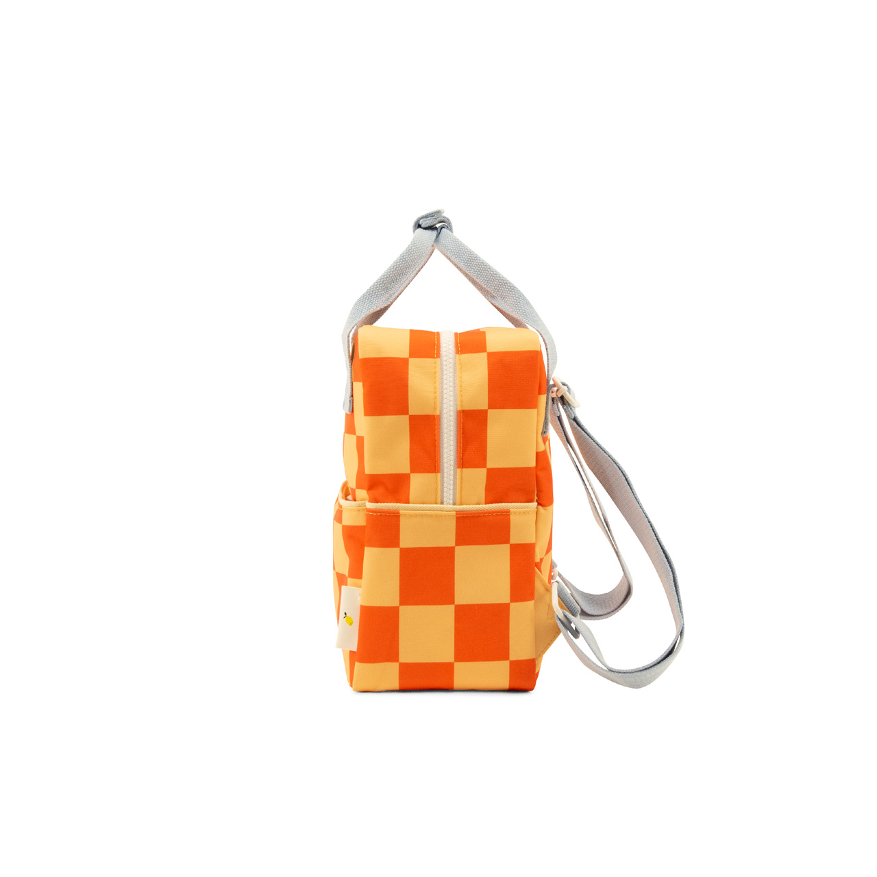 Sticky Lemon Kinder-Rucksack karo rot Seite