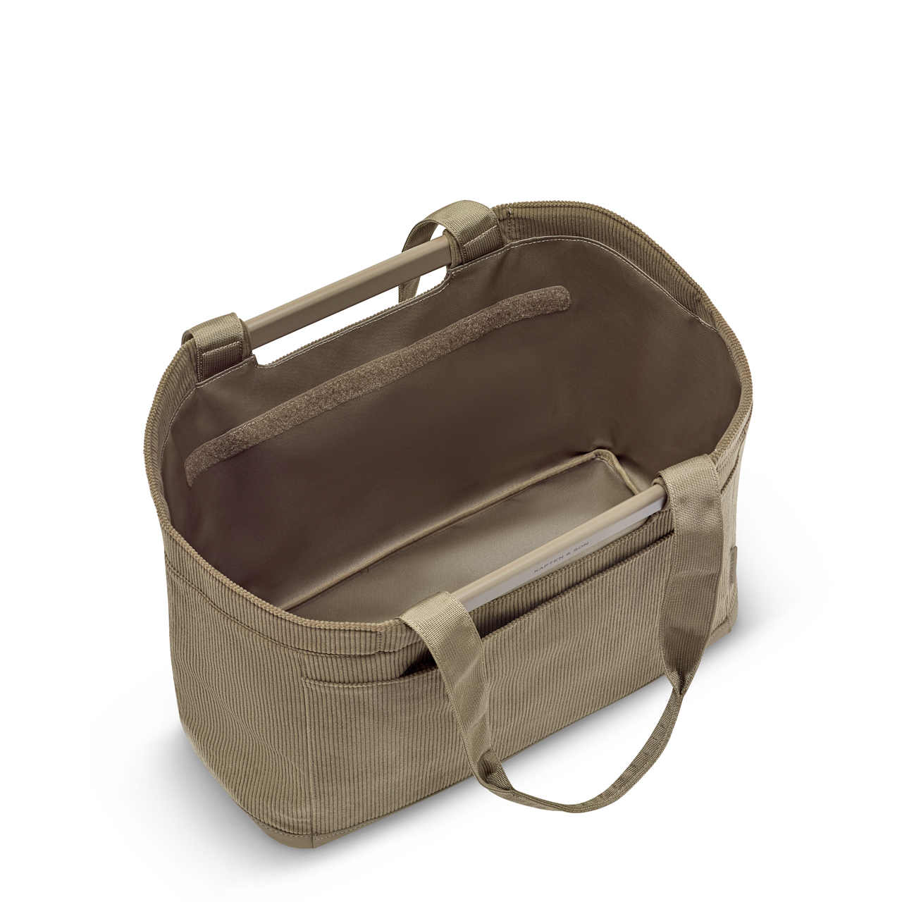 Kapten & Son Shopper Vaasa cord dusty khaki