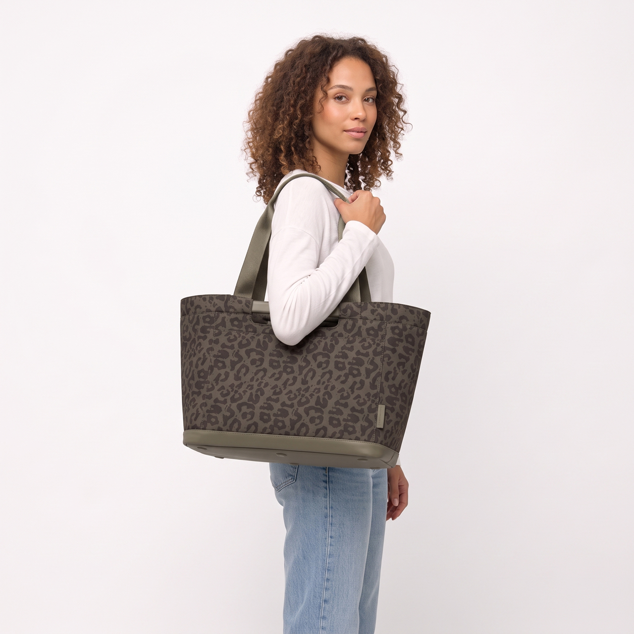 Kapten & Son Shopper Vaasa leo dark brown