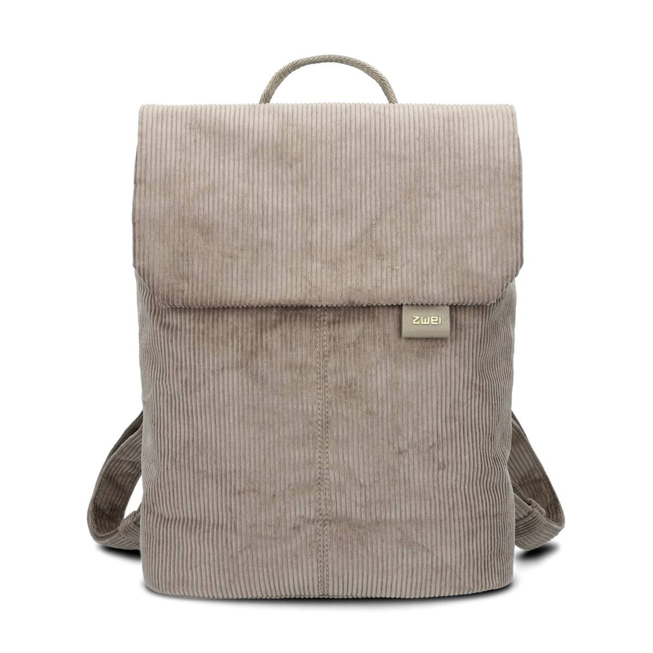 ZWEI Rucksack Mademoiselle MR13 cord mocca front