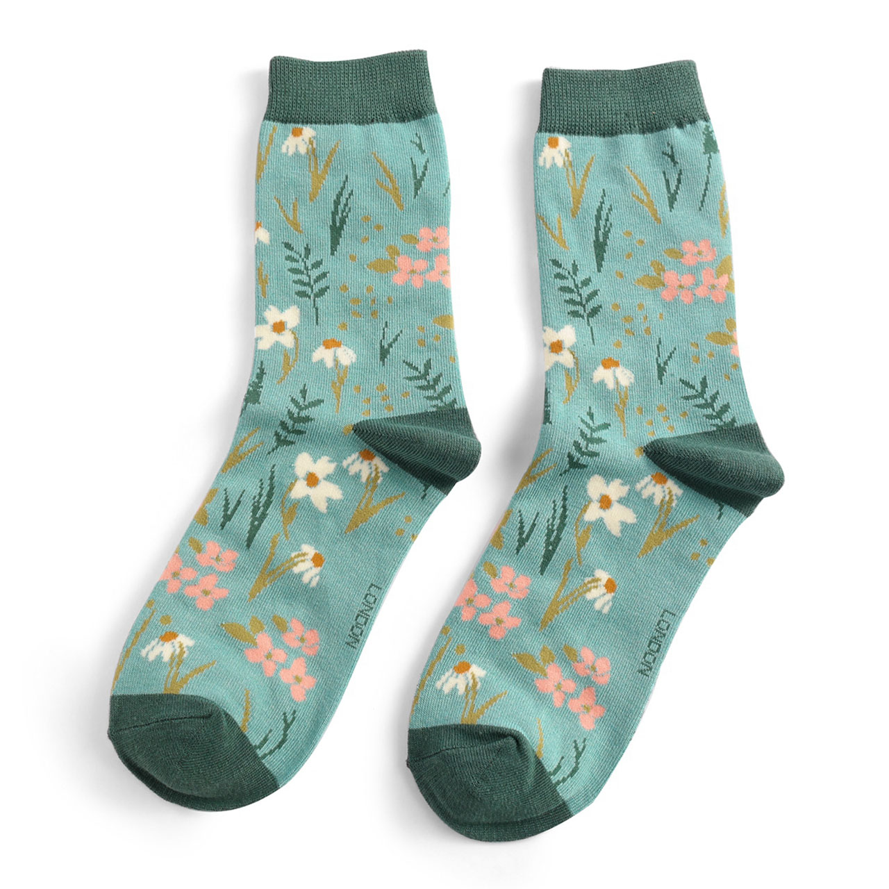 Miss Sparrow Socken Blumenwiese