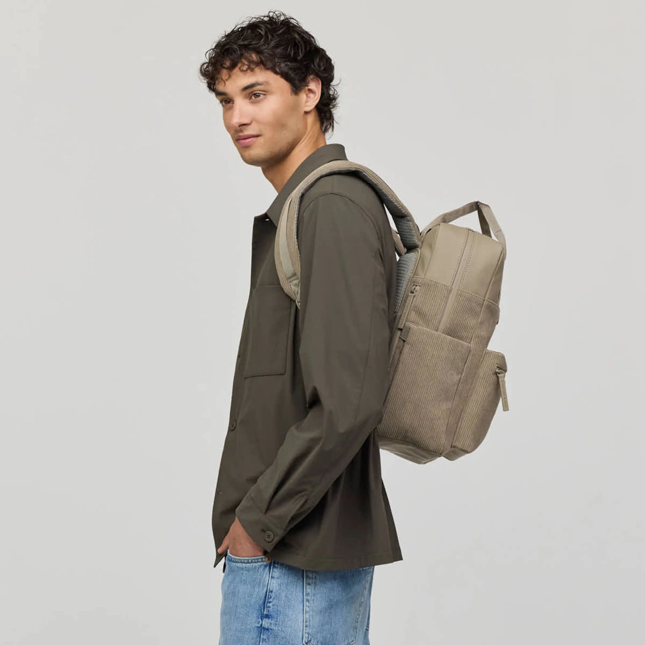 Kapten & Son Bergen pro cord dusty khaki