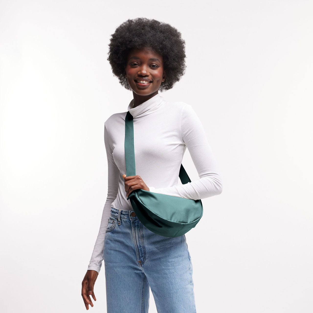 GOT BAG Moon Bag small sea teal Model 1