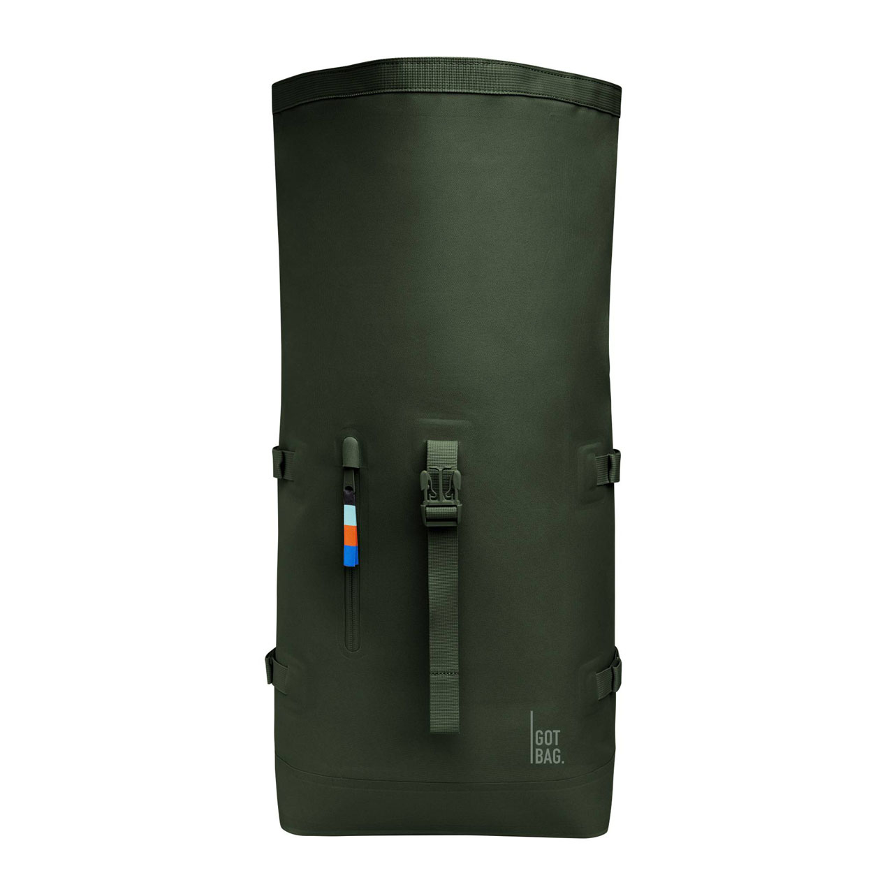 GOT BAG Rolltop 2.0 algae aufgerollt